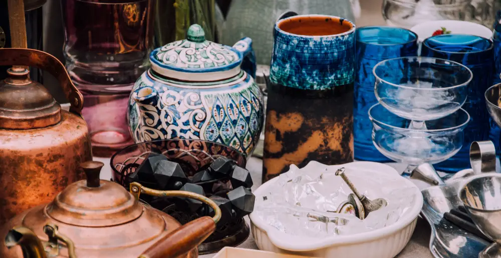 vente d'objets anciens